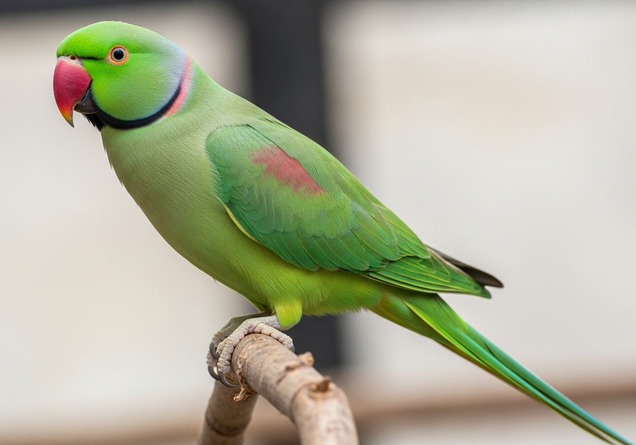 Indian Ringneck Parakeet bird breed