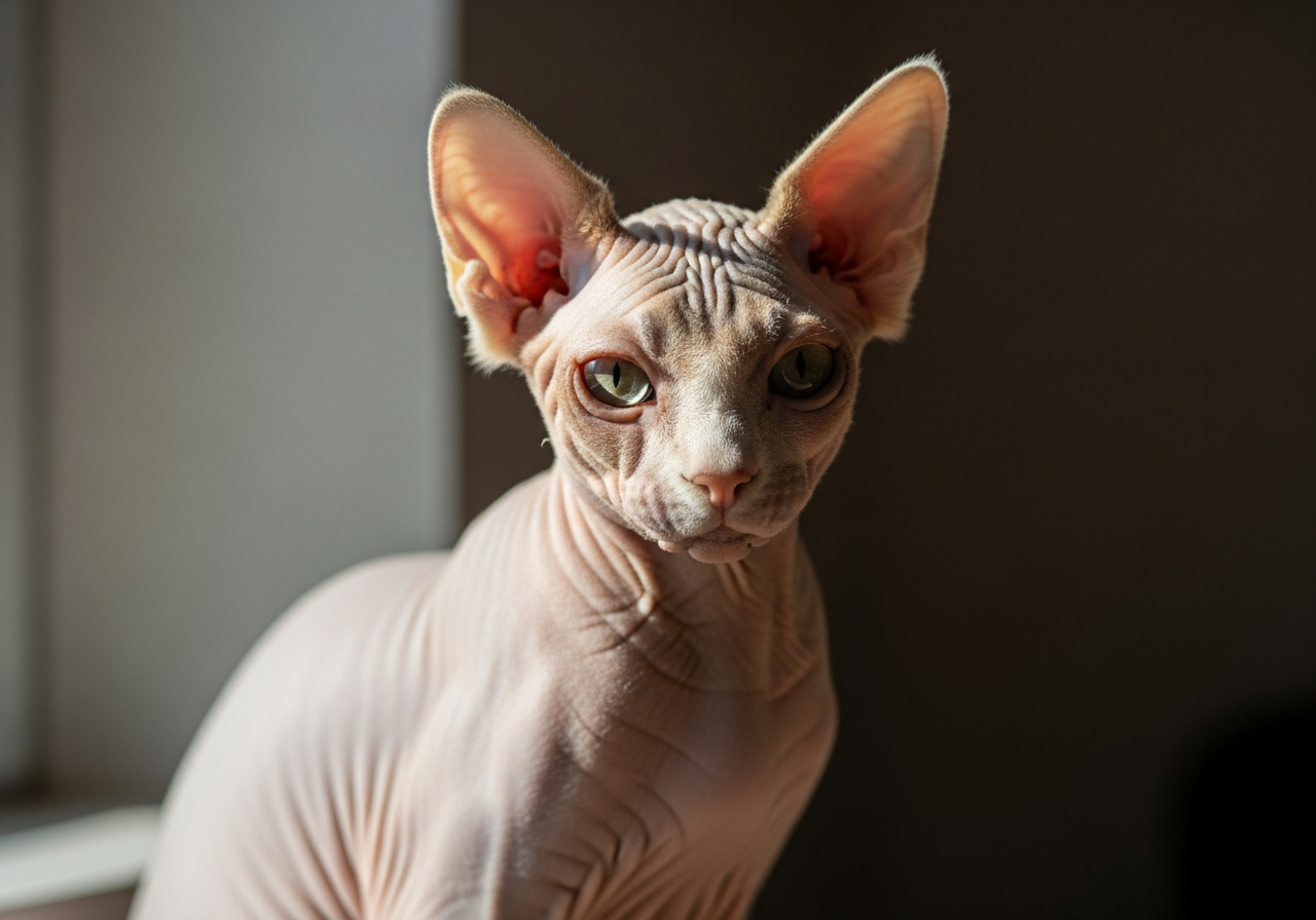 Sphynx cat breed
