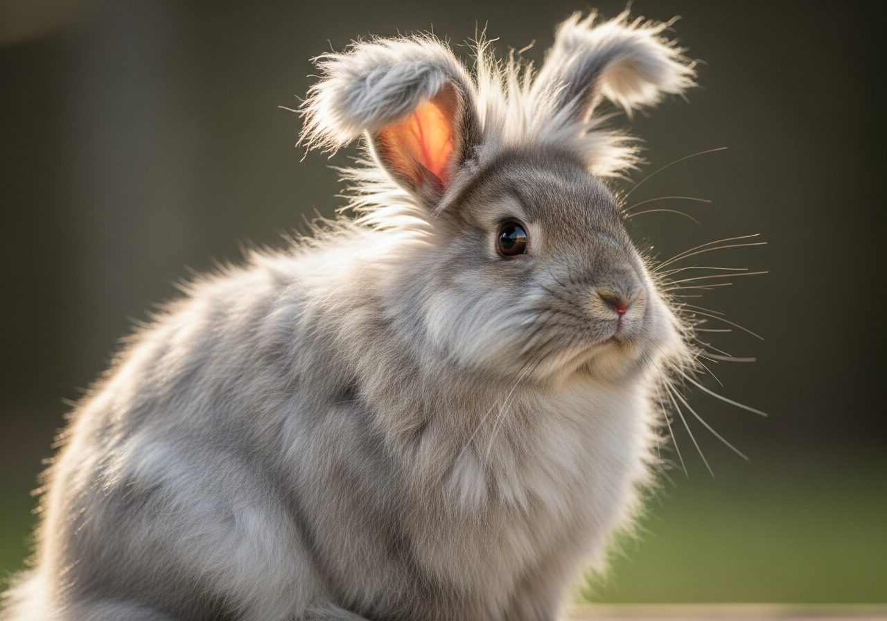 English Angora rabbit breed